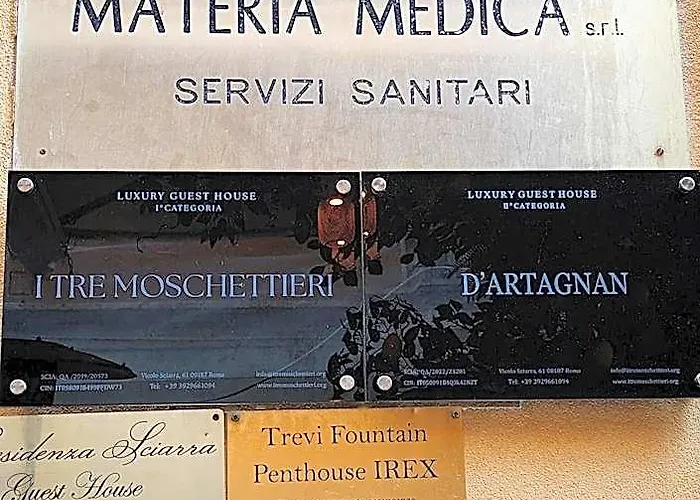 I Tre Moschettieri - D'artagnan Luxury Oda ve Kahvaltı Roma
